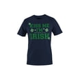 thumbnail image 1 of Kiss Me Im Pretending to Be Irish Funny St. Patricks Day Men's T-shirt, 1 of 3
