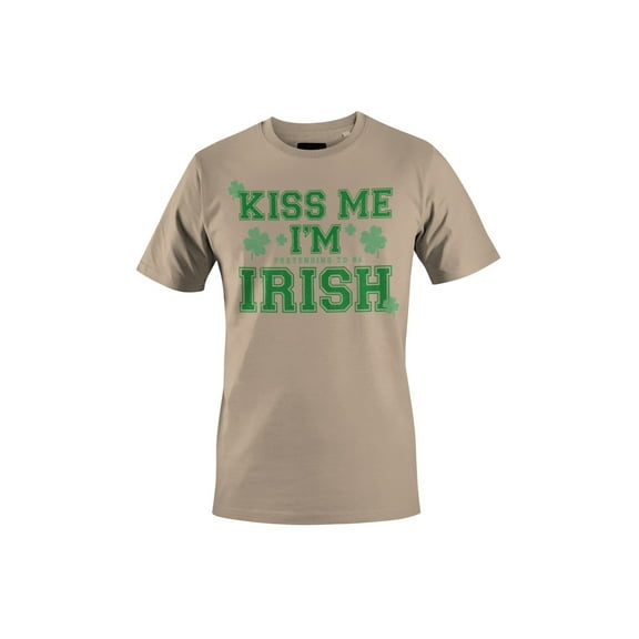 Kiss Me Im Pretending to Be Irish Funny St. Patricks Day Men's T-shirt