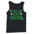 thumbnail image 1 of Kiss Me Im Pretending to Be Irish Funny St. Patricks Day Men's Tank Top, 1 of 3