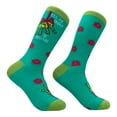 thumbnail image 1 of Kiss Me Under The Mistletoad Socks Funny Xmas Mistletoe Toad Joke Footwear, 1 of 7