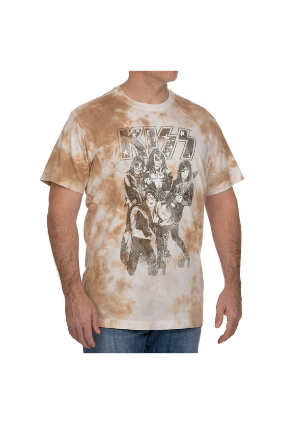 Men's Crewneck Short Sleeve Graphic Print Bank Tee (L)