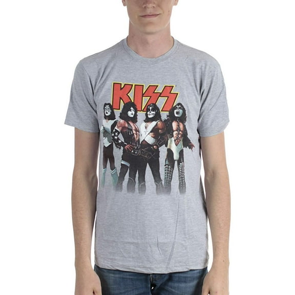 Kiss Men's Stance T-Shirt Heather Gray L