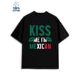 thumbnail image 1 of Kiss Me Mexican men 180G 100% Cotton black Trendy Unisex Shirt Crewneck tshirts Vintage Unisex Shirt Graphic Tee tshirts Unique Design Unisex Shirt Graphic Tee tshirts, 1 of 7