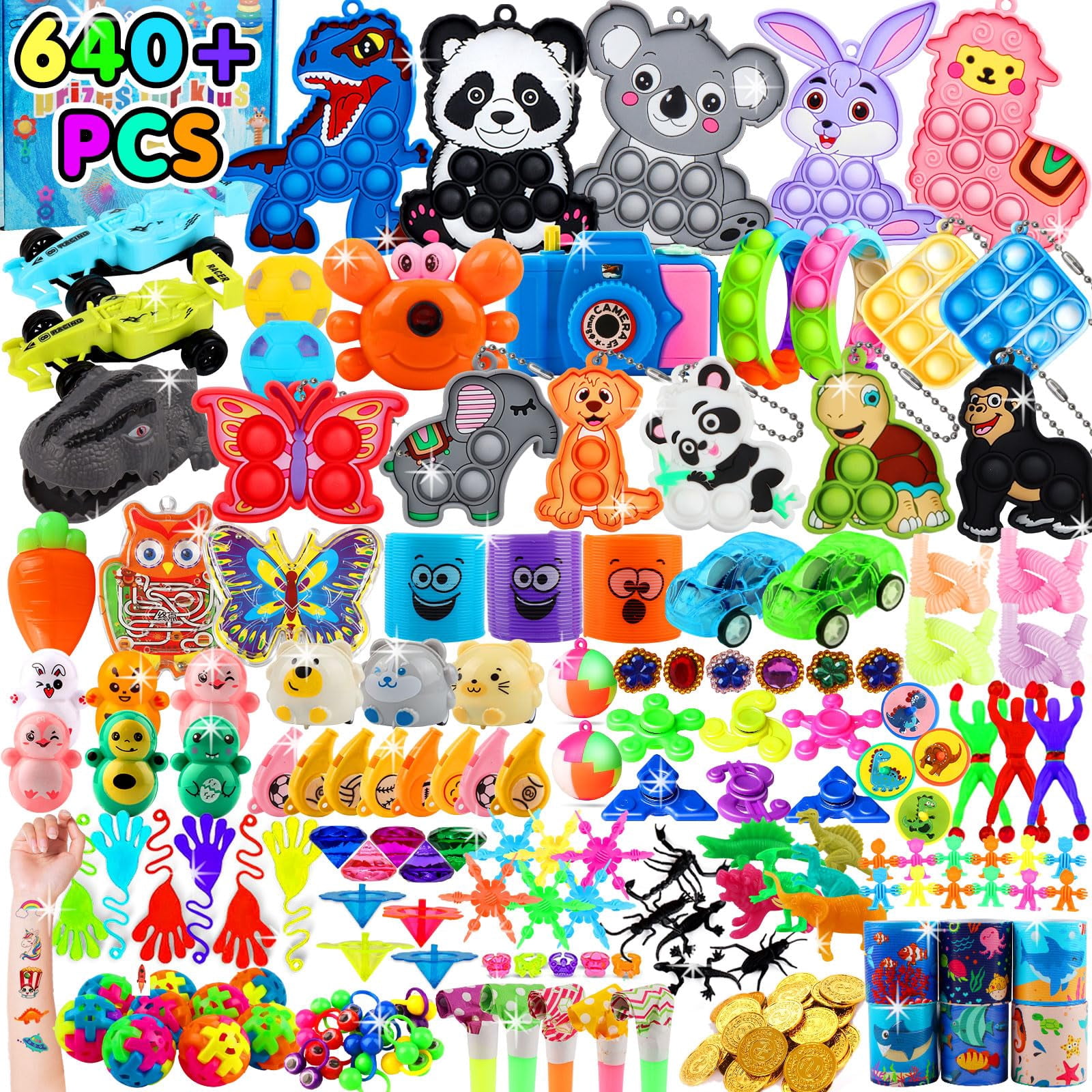 Kiss Monkey 640ITSC PCS Prize Treasure Box Toys for Classroom, Party ...