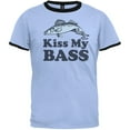 thumbnail image 1 of Kiss My Bass Ringer T-Shirt - Medium, 1 of 1
