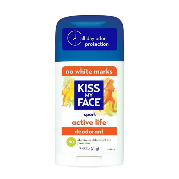Kiss My Face Deodorant Active Life Sport Aluminum Free 2.48 oz