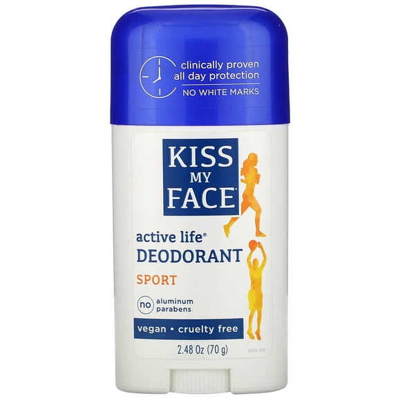 Kiss My Face Deodorant Stick Active Life Sport 2.48oz (6 Pack)