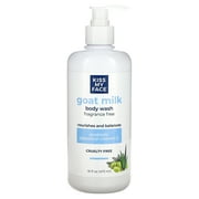 Kiss My Face Goat Milk Body Wash, Fragrance Free, 16 fl oz (473)