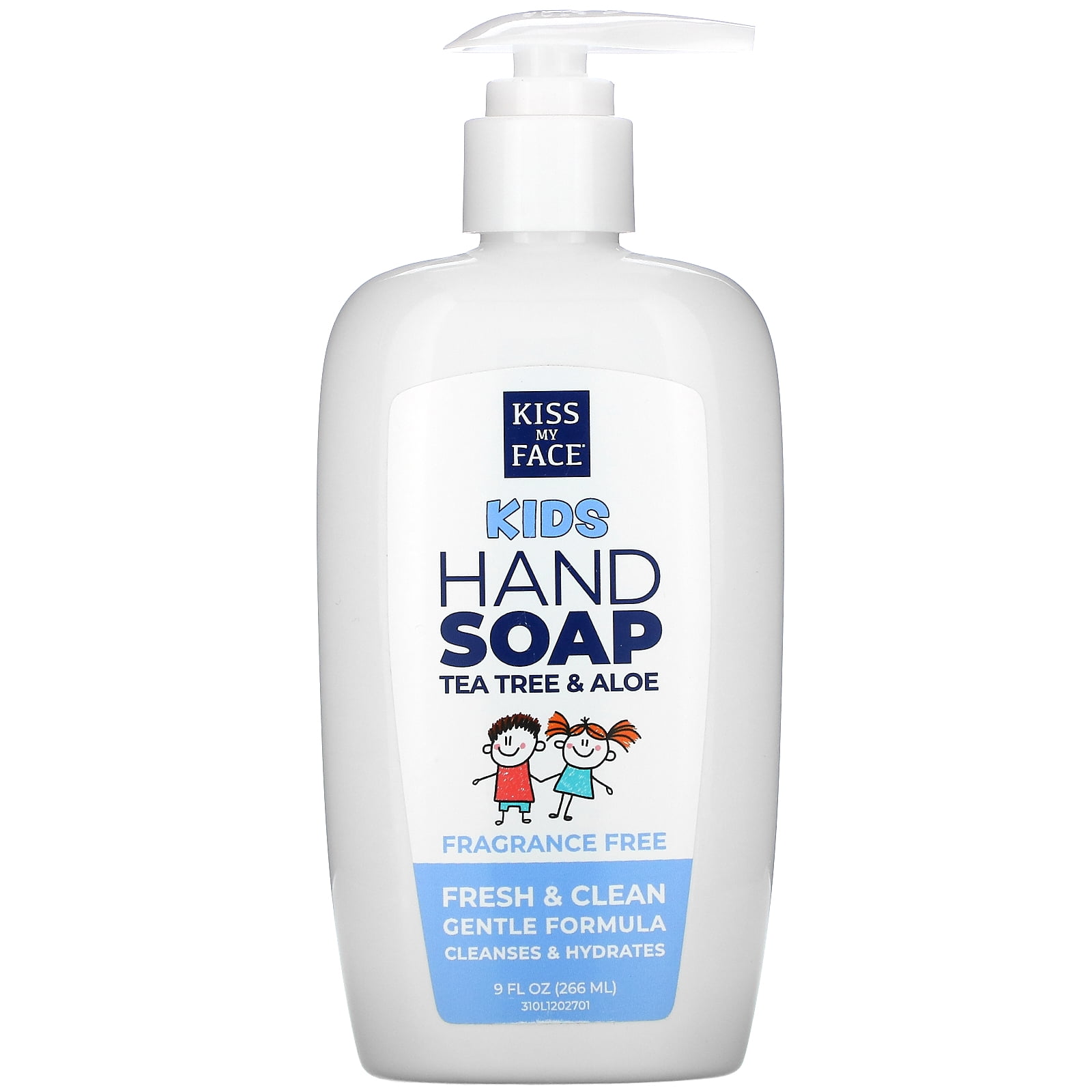 Kiss My Face Kids Defense Liquid Hand Soap Fragrance Free 9 fl. oz