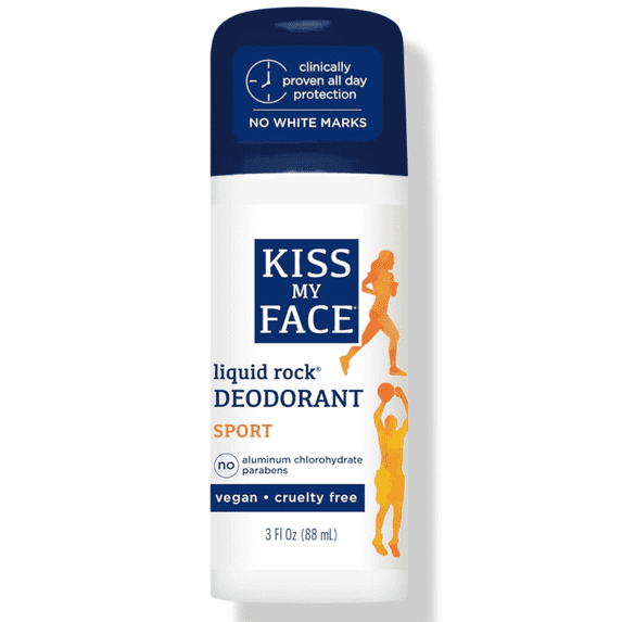 Kiss My Face Sport Liquid Rock Roll on Deodorant, 3oz, 1pc