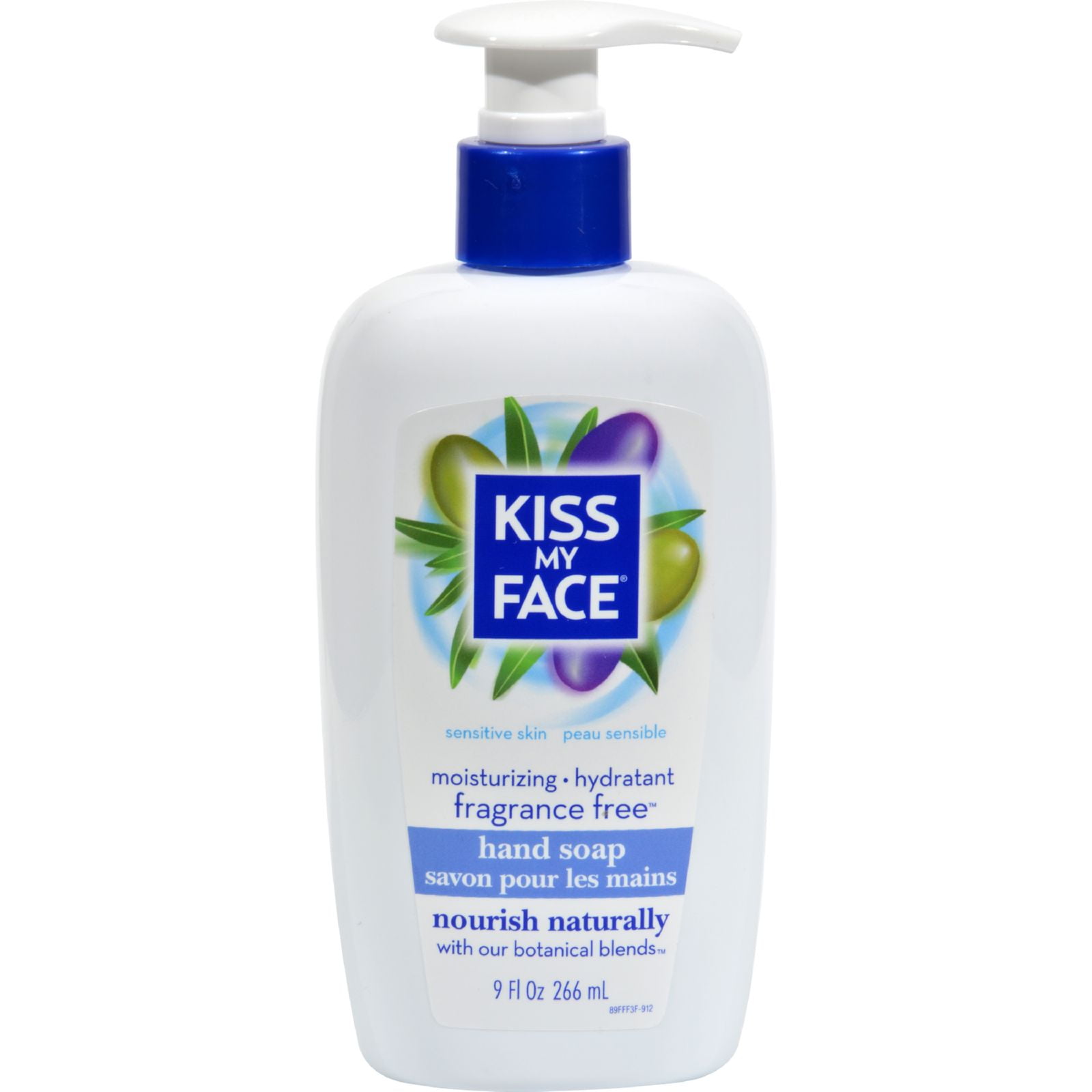 Kiss My Face Moisture Soap Fragrance Free 9 Fl Oz Walmart