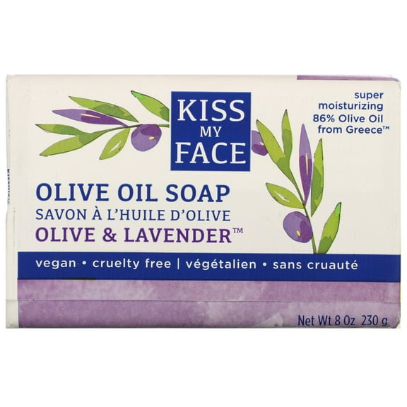 Kiss My Face Olive & Lavender Soap, 8.0 OZ
