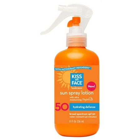 Kiss My Face Sun Spray Lotion - Hydresia SPF 50 - 8 oz