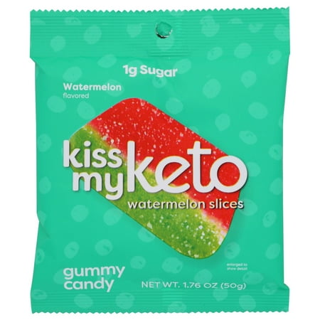 Kiss My Keto: Gummy Bites Watermelon, 1.76 Oz