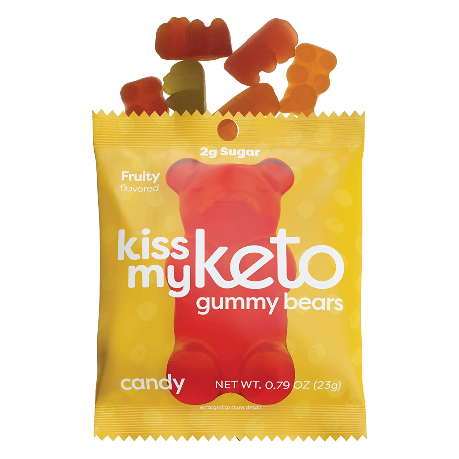 Kiss My Keto Peach Apple & Strawberry Keto Gummies, 12 ct / 0.79