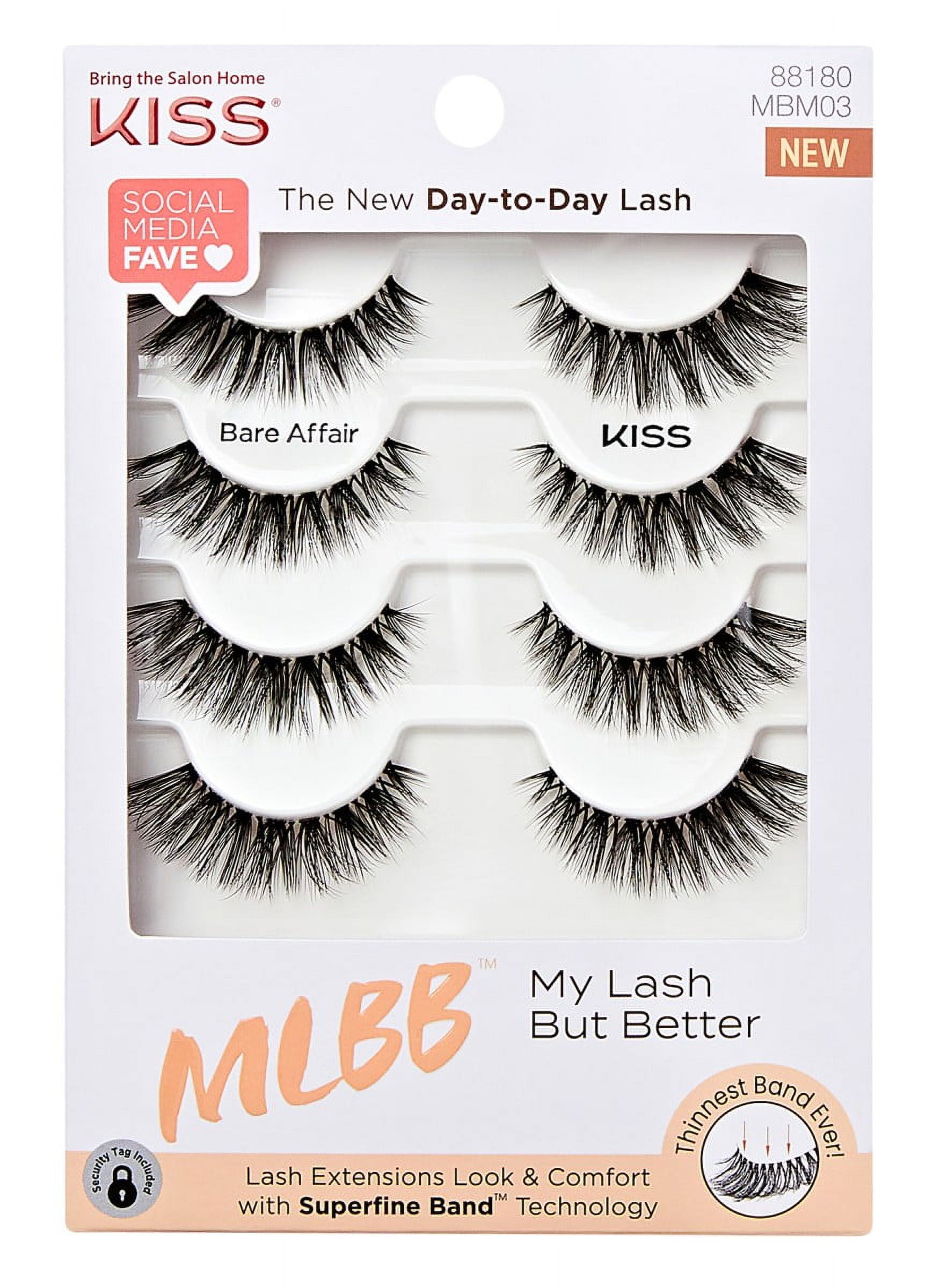 Kiss My Lash But Better Multi-Pack Bare Affair 4-Pair (Pack of 2)