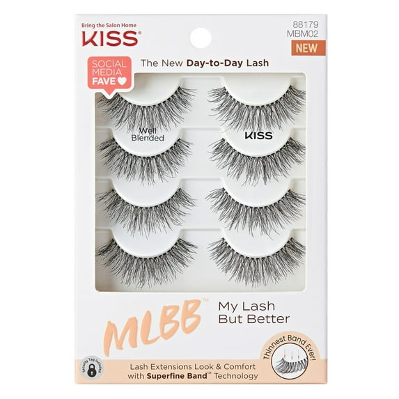 Kiss My Lash But Better Multi- Pack Well Blended 4-Pair (Pack of 3)