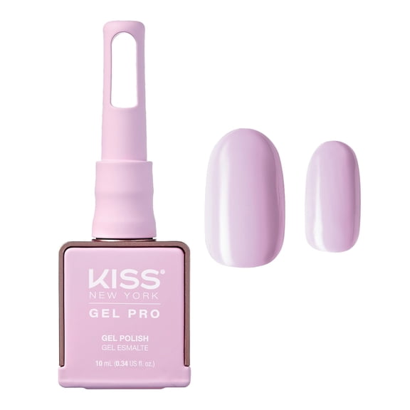 KISS NEW YORK Gel Nail Polish Soak Off UV LED Gel Polish 10mL Nail Art Salon Manicure DIY HEMA FREE, TPO FREE (Do You Lav-ender a Rock?)