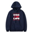 thumbnail image 1 of Kiss Of Life Merch Team Logo Hoodies Kpop Muisc Hooded Men Women Long Sleeve Sweatshirt Streetwear Pullover Top, 1 of 3
