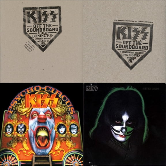 Kiss Off The Soundboard: Donington 1996 (Live) (3LP) & Kiss Off The Soundboard: Live In Des Moines (2LP) & Psycho Circus & Peter Criss