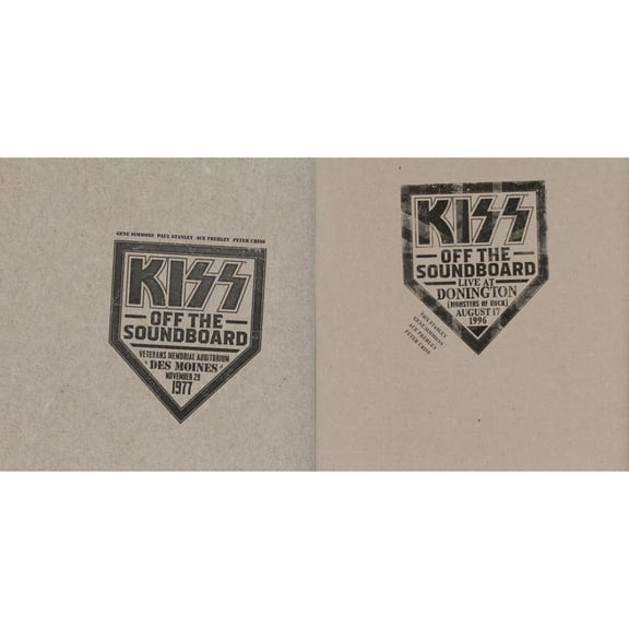 Kiss Off The Soundboard: Donington 1996 (Live) (3LP) & Kiss Off The Soundboard: Live In Des Moines (2LP)