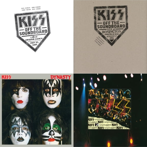 Kiss Off The Soundboard: Live In Virginia Beach (3LP) & Kiss Off The Soundboard: Donington 1996 (Live) (3LP) & Dynasty & Mtv Unplugged