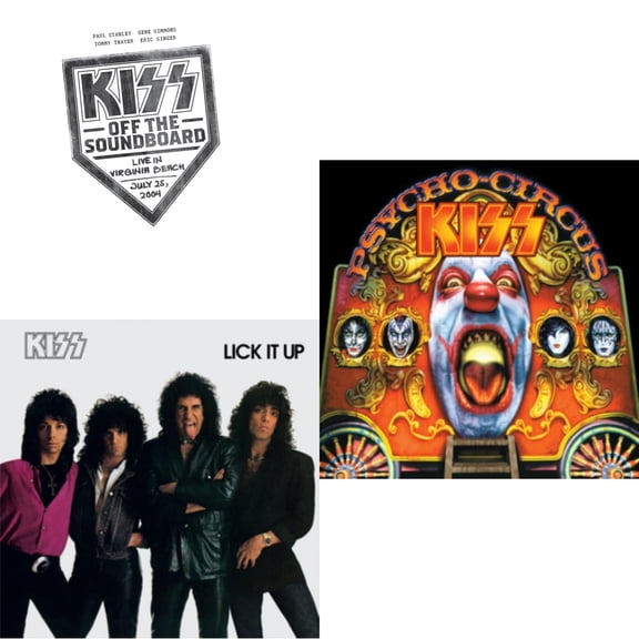 Kiss Off The Soundboard: Live In Virginia Beach (3LP) & Lick It Up & Psycho Circus