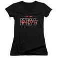 thumbnail image 1 of Kiss One Last Kiss Junior Women's T-Shirt V-Neck Black, 1 of 1