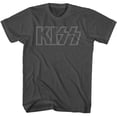 thumbnail image 1 of Kiss Outline Smoke Adult T-Shirt, 1 of 2