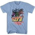 thumbnail image 1 of Kiss Park Phantom Light Blue Heather Adult T-Shirt, 1 of 2