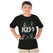 Kiss Rock Band Skeletons Merch Crewneck T Shirts Boy Girl Teen Brisco Brands