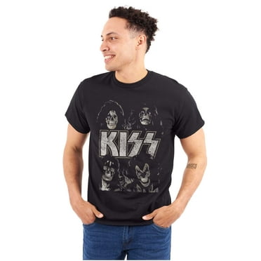 [BLACK] Kiss Band T-Shirt - Kiss Band Homage Graphic Tee - Kiss Band ...