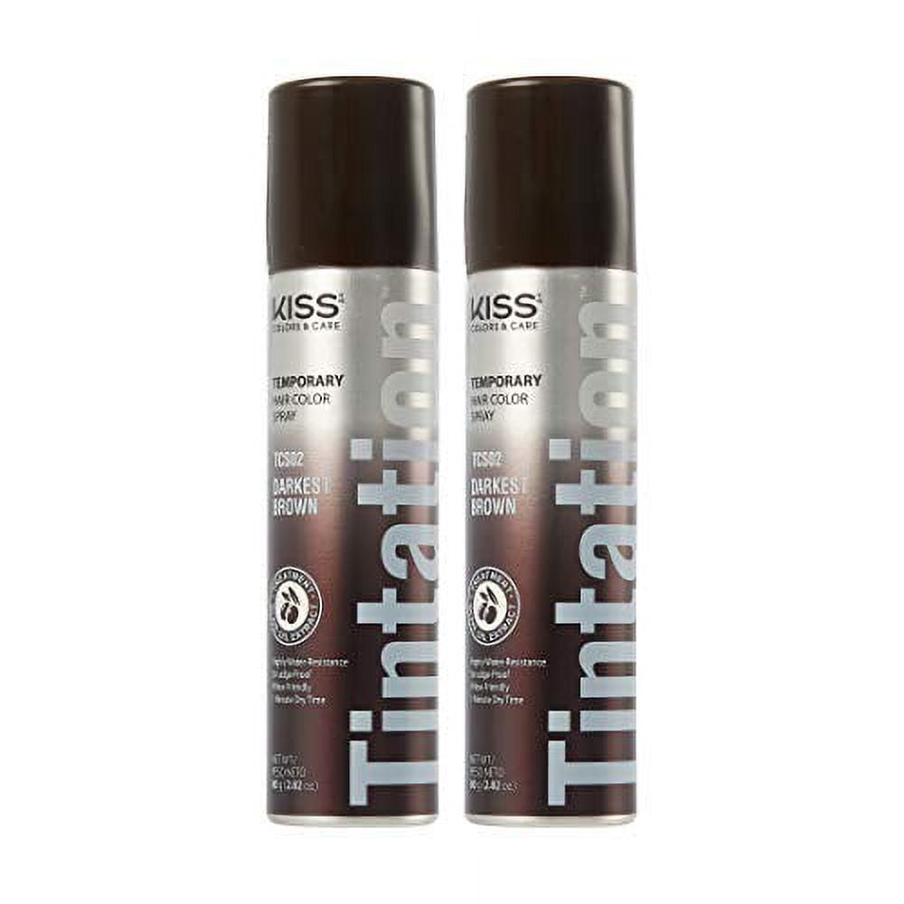 Kiss Root Cover Up Gray Concealer Spray Tintation Temporary Hair Color