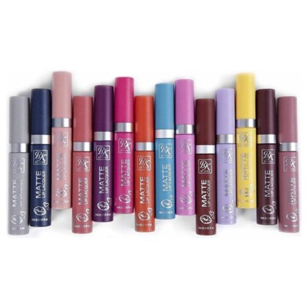 Kiss Ruby Kisses RML12 Glace Matte Lip Lacquer, 0.3 fl oz