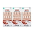 thumbnail image 1 of Kiss Salon Acrylic French Nails Kit Pet Peeve Real Short (3 Pack), 1 of 1