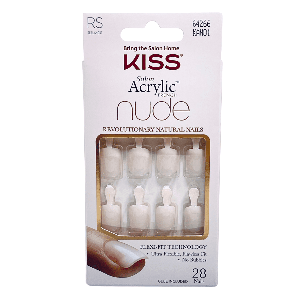 Kiss Salon Acrylic French Nude 28 Ct(2 Pack) - Walmart