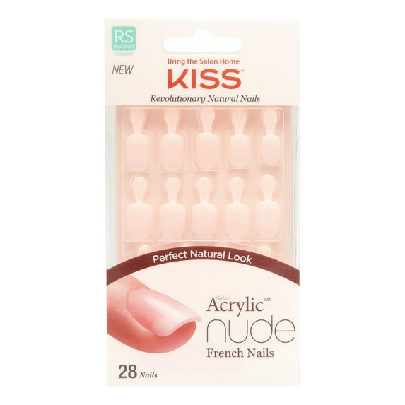 Kiss Salon Acrylic Nude Nails - Serenity