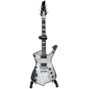 "Kiss" Shattered Mirror Guitar Mini Replica Decoration