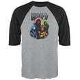 thumbnail image 1 of Kiss - Shock Me Raglan - 2X-Large, 1 of 1