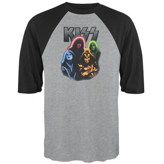 Kiss - Shock Me Raglan - 2X-Large