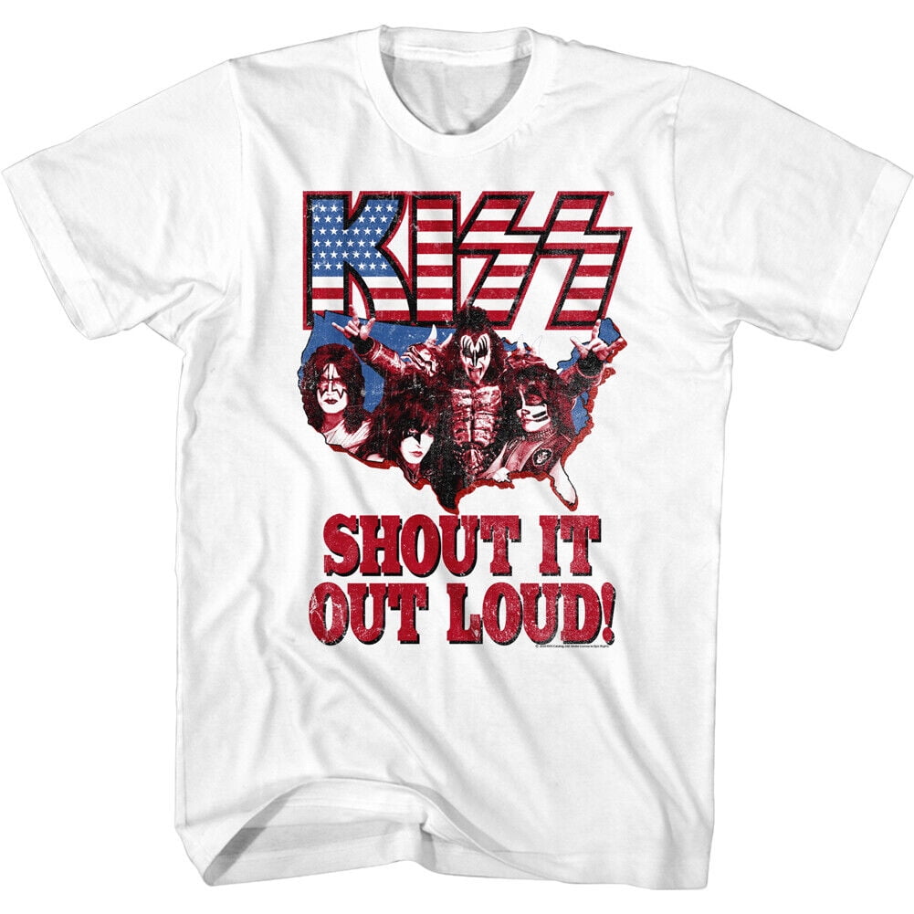 Kiss USA Rock factory Band t-shirt