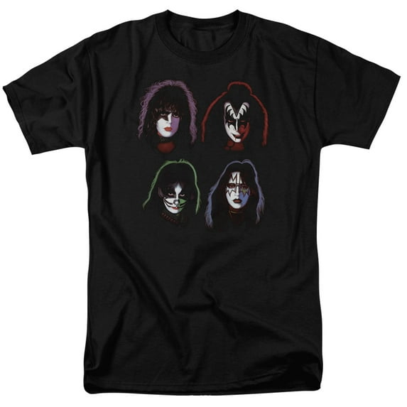 Kiss Solo HeadS/S S Adult 18/1 T-Shirt Black