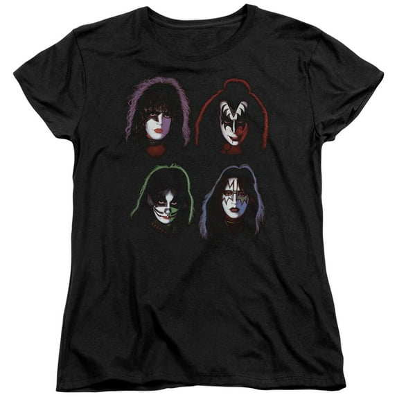 Kiss Solo HeadS/S S Women's T-Shirt Black