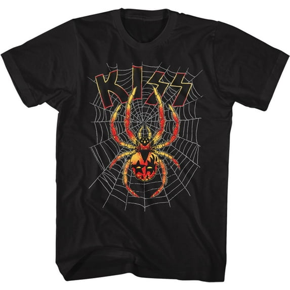 Kiss Spider Black Adult T-Shirt 3Xlt