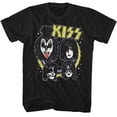 thumbnail image 1 of Kiss Spike Circles Black T-Shirt, 1 of 2