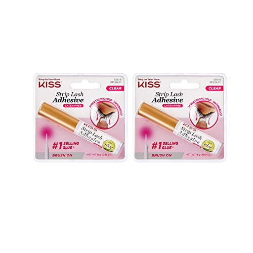 Kiss Strip Lash Adhesive Clear (2 Pack)