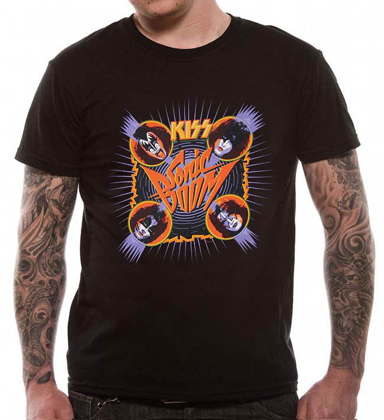 Kiss T Shirt Sonic Boom Official Mens Rock Metal Music Album Cover NEW