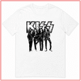 thumbnail image 1 of Kiss The Band Funny Rock Music Band Fan Graphic Unisex T-Shirt V14401 Size S-5XL, 1 of 2