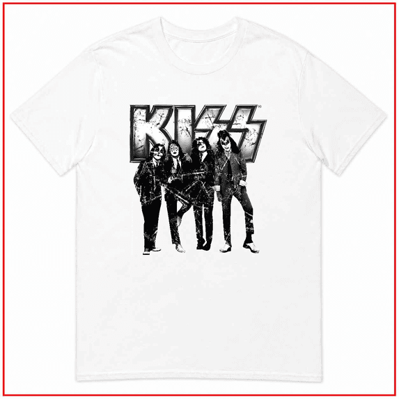 Kiss The Band Funny Rock Music Band Fan Graphic Unisex T-Shirt V14401 Size S-5XL