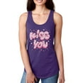 thumbnail image 1 of Kiss You Puffy Candy Pink Racerback Tank Women -Image by Shutterstock, Female x-Large, 1 of 4